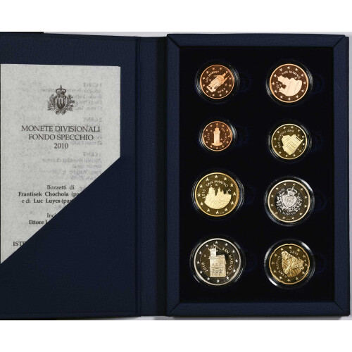 Offizieller KMS San Marino 2010 Polierte Platte (PP)