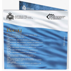 Offizieller KMS San Marino 2012 Stempelglanz (st) mit 5 Euro Gedenkmünze