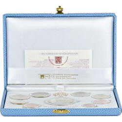 Offizieller KMS Vatikan 2012 Polierte Platte (PP) inkl. 20 Euro Silbermünze