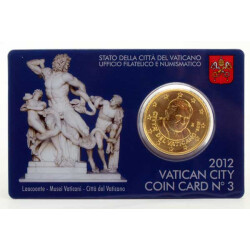50 cent Coincard Vatikan 2012 - Laokoon Gruppe - Nr. 3
