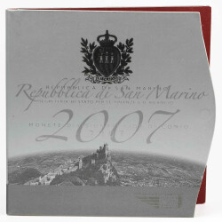 Offizieller KMS San Marino 2007 Stempelglanz (st)
