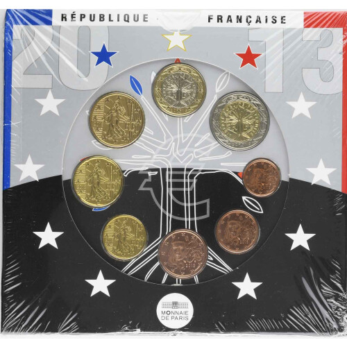 Offizieller KMS Frankreich 2013 in Stempelglanz (st)