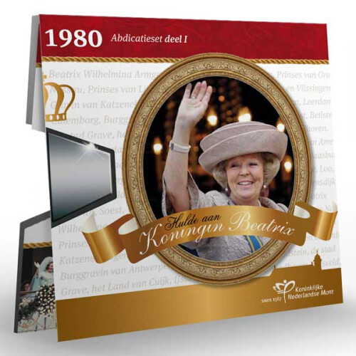 Offizieller KMS Niederlande 2013 Stempelglanz - Abdankung