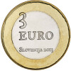 3 Euro Gedenkmünze Slowenien 2013 bfr. - Bauernaufstand bei Tolmin