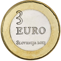 3 Euro Gedenkmünze Slowenien 2013 PP -...