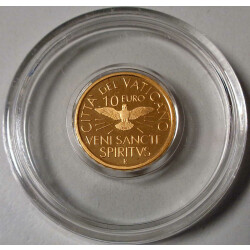 10 Euro Gedenkmünze Vatikan 2013 Gold PP - Sedisvakanz