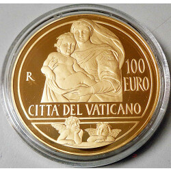 100 Euro Gedenkmünze Vatikan 2013 Gold PP -...